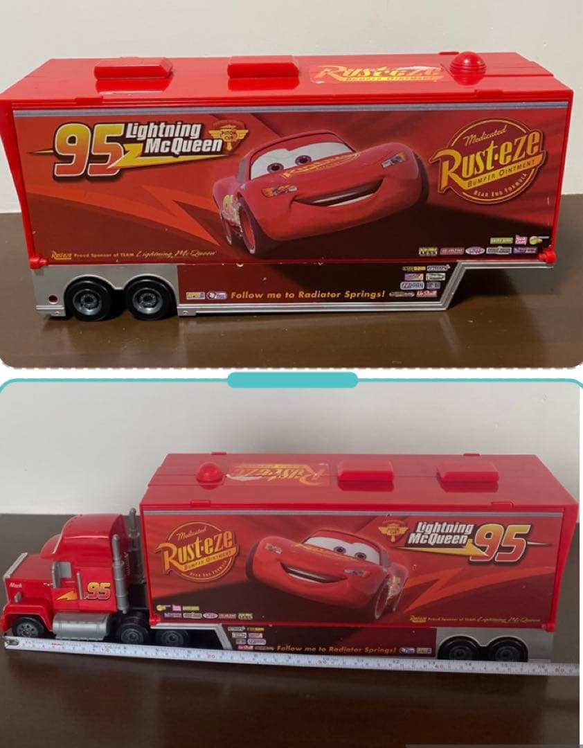 トミカカーズ　たくさんのせよう！大きなマック＆大きなマックウィーン　中古品