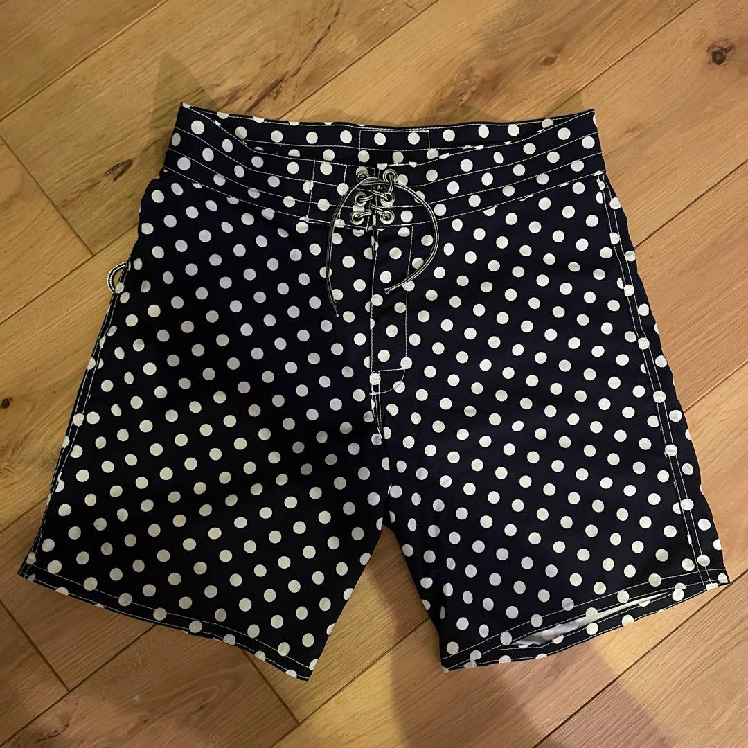 【美品】BIRDWELL バードウェル ボードショーツ　 ドット柄