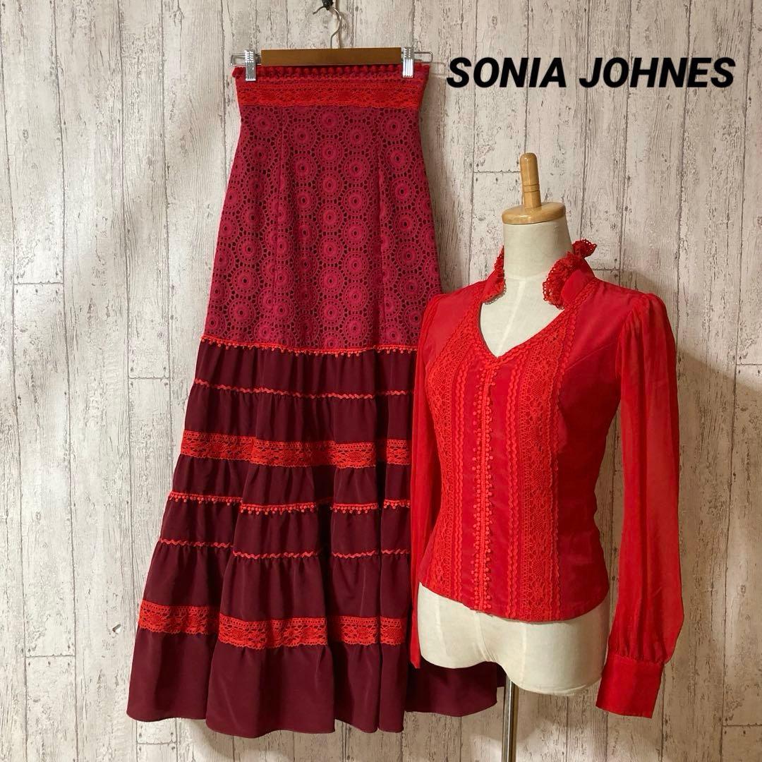 SONIA JOHNES フラメンコ衣装 ブラウス スカート セット