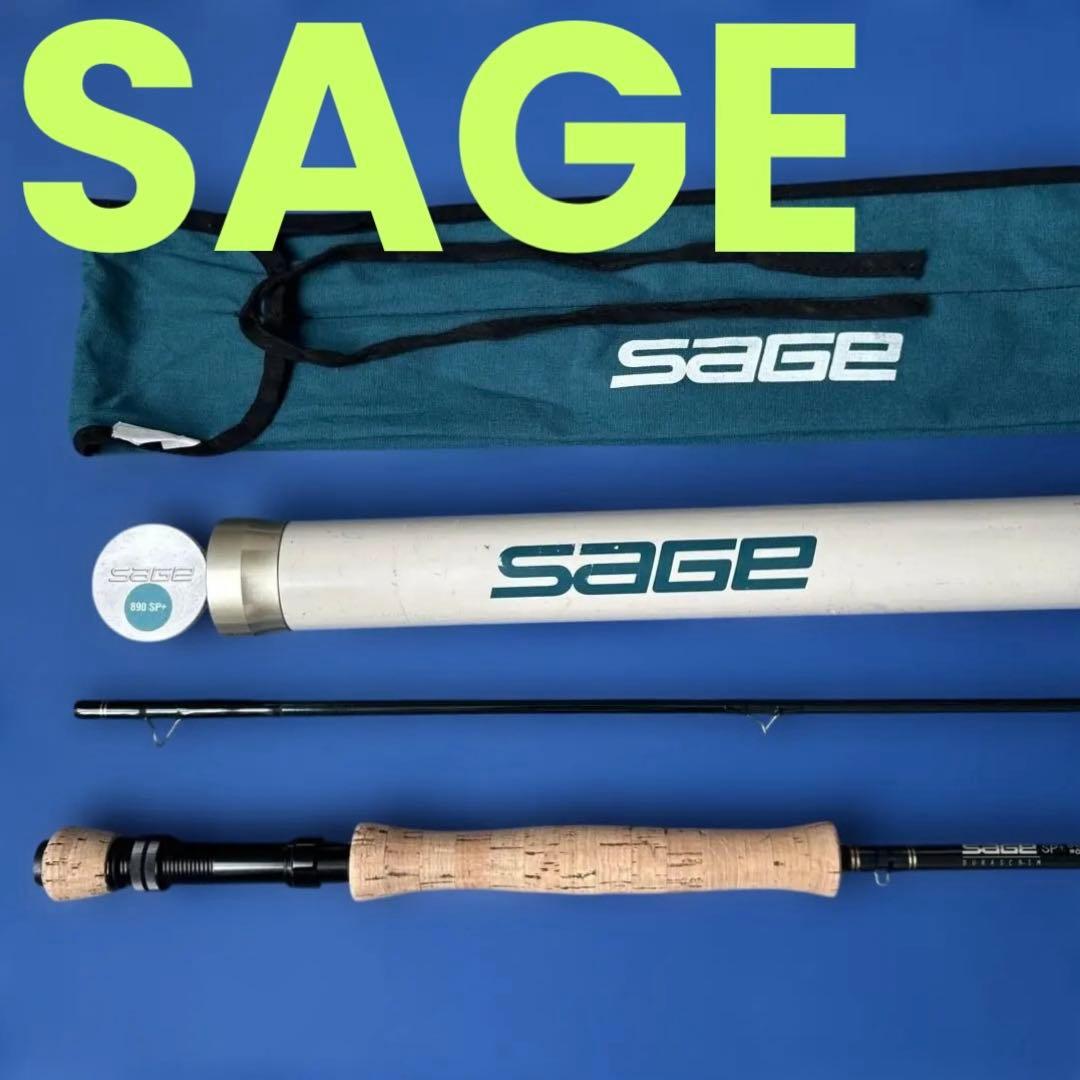 SAGE SP➕890Graphite IV フライロッド 9ft ＃8
