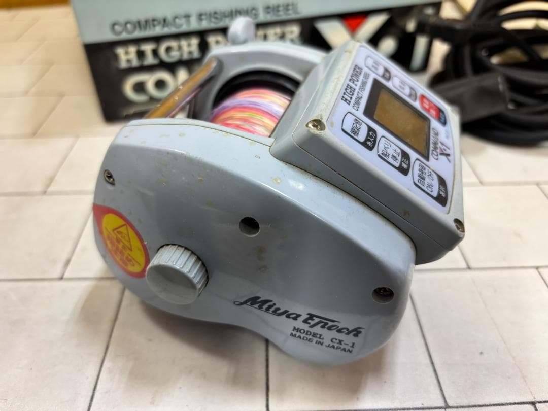 【ジャンク品】ミヤマエ ミヤエポック コマンドX・１ 魚釣り用電動リール