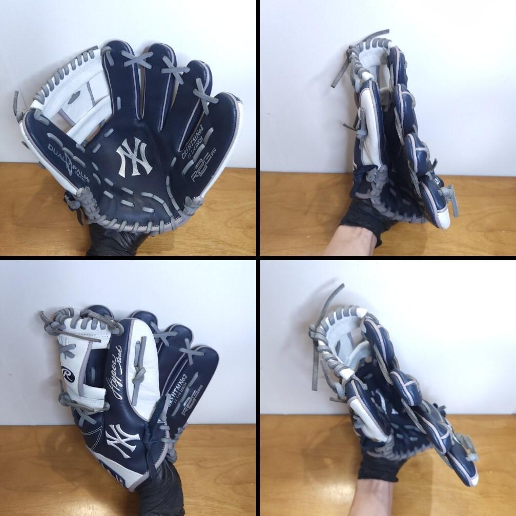 ローリングス NY ヤンキース MLBコラボグラブ 美品 内野用 軟式グローブ