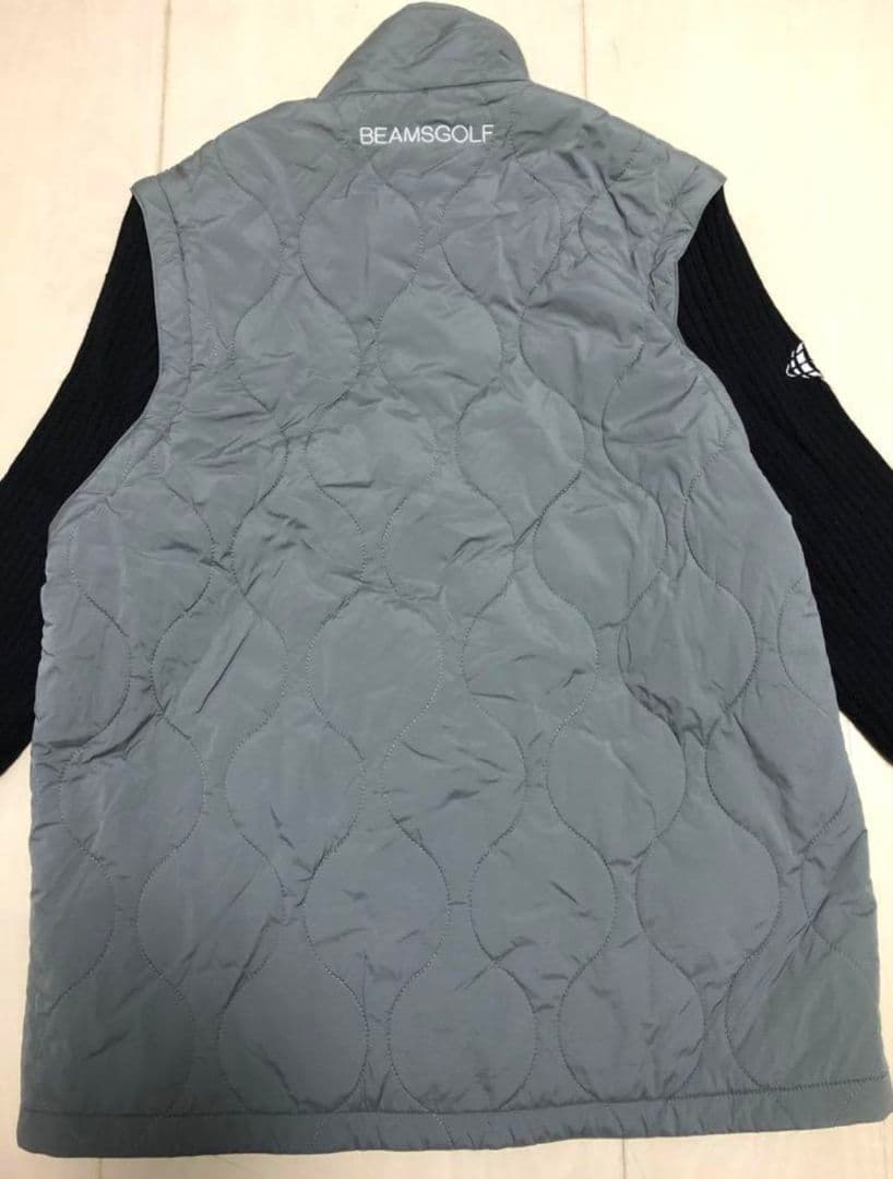 BEAMS GOLF 2way中綿ブルゾン　ニット切替