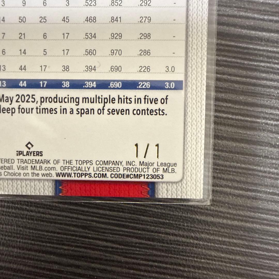 1of1 Matt Shaw Topps 2025 インサート