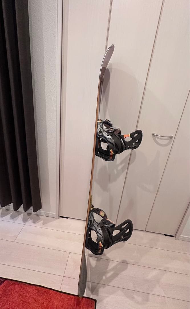 CUSTOM スノーボード burtonビンディング付き 156cm