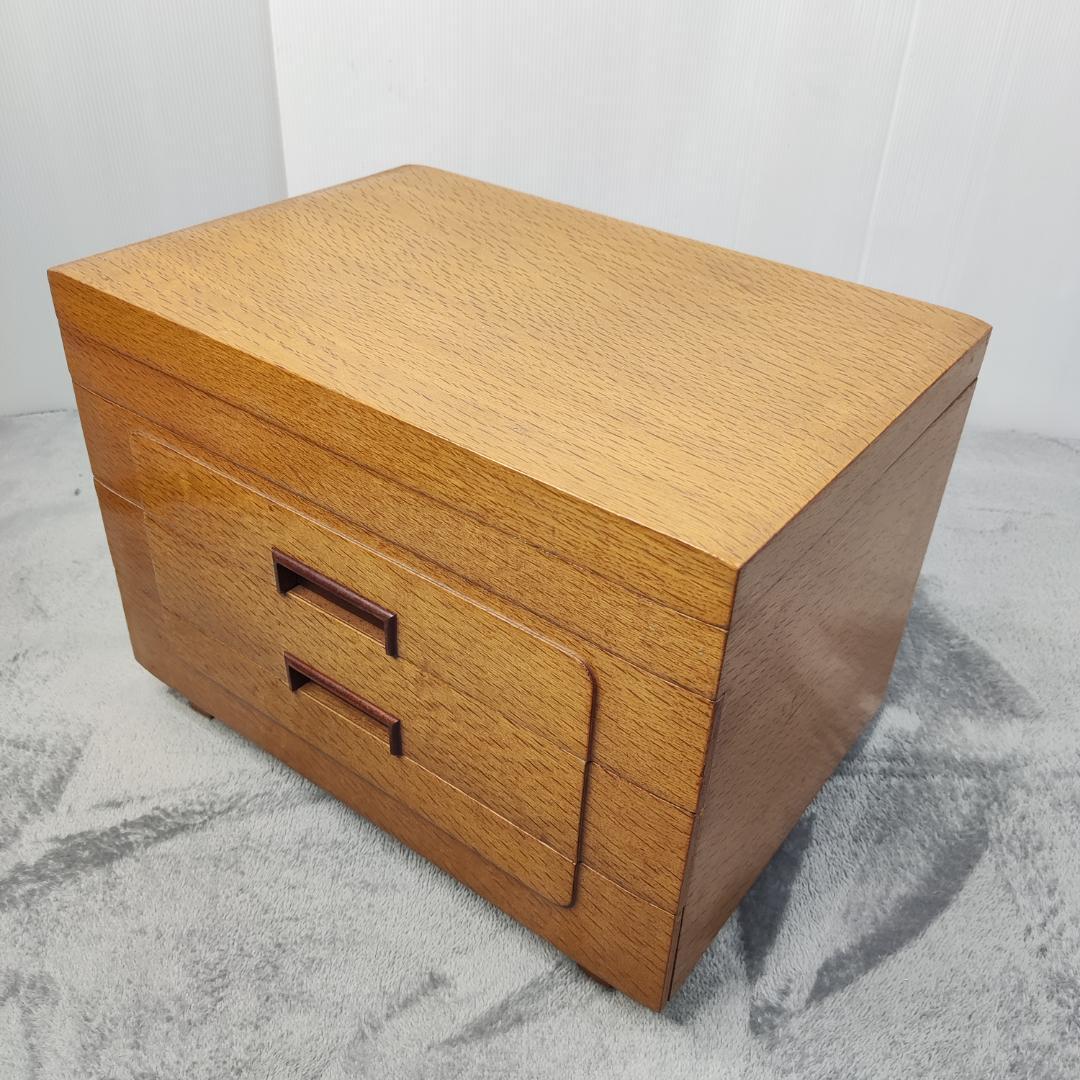 【アンティーク】昭和レトロ 木製 小箪笥 小引出し キャビネット
