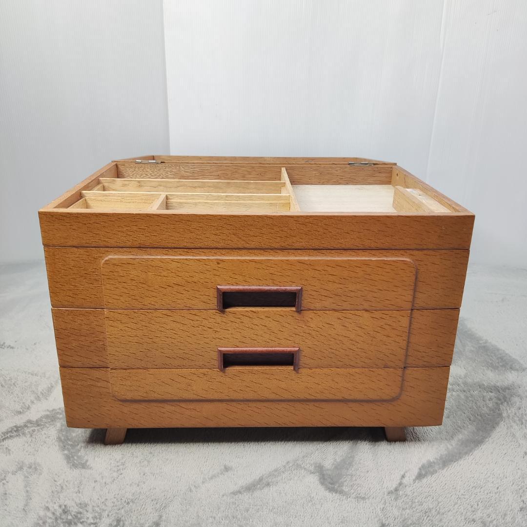 【アンティーク】昭和レトロ 木製 小箪笥 小引出し キャビネット