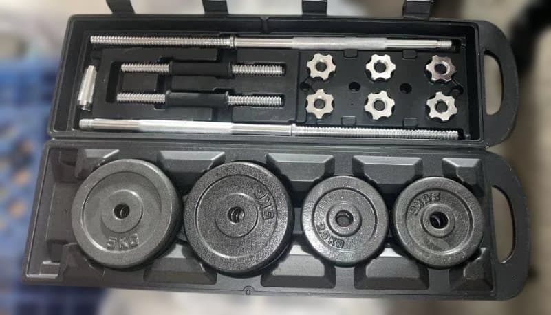 中古美品 鉄ダンベル セット 可変式 40kg