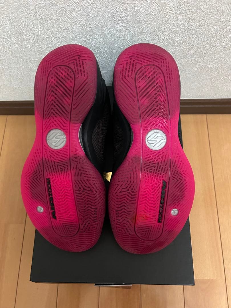 ルカ77 LUKA77 Jordan バスケットボールシューズ 黒　ピンク