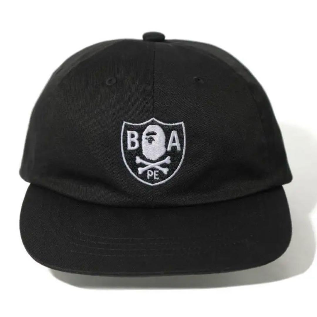 キャップ A BATHING APE CROSSBONE EMBLEM CAP