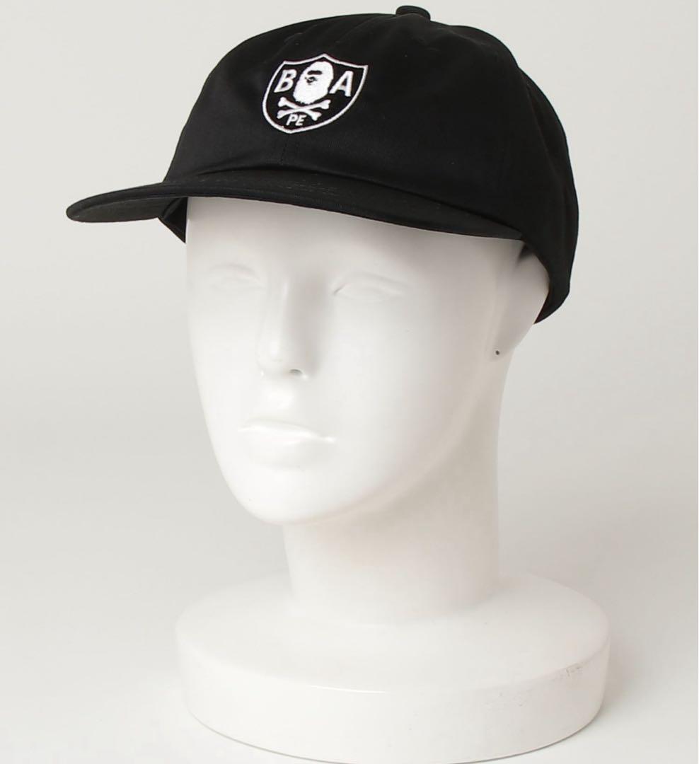 キャップ A BATHING APE CROSSBONE EMBLEM CAP