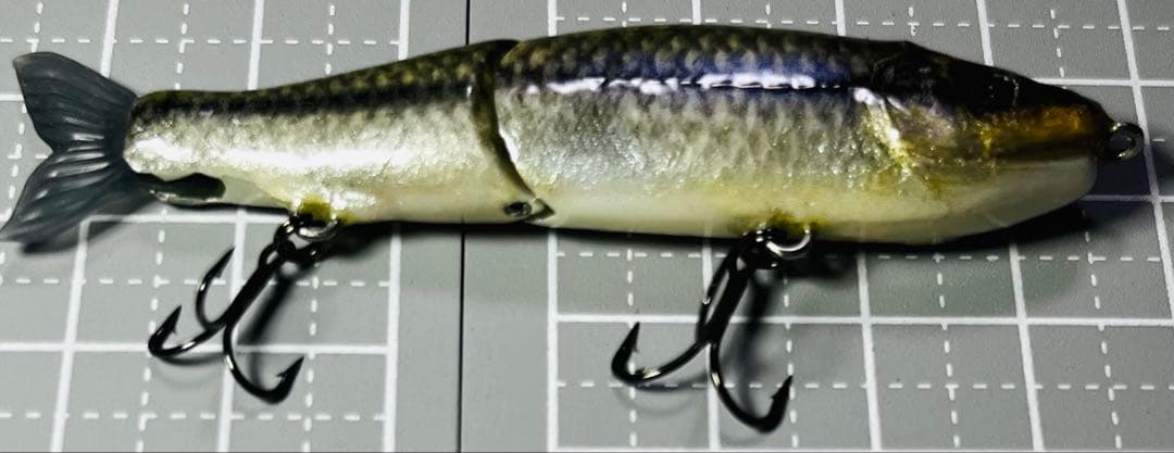 ガンクラフト　ジョインテッドクロー70 魚皮カスタム　モツゴ