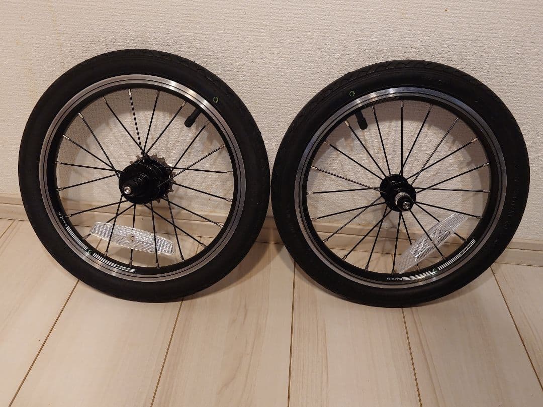 ダホン DAHON K3 純正ホイール 前後セット 14インチ 美品