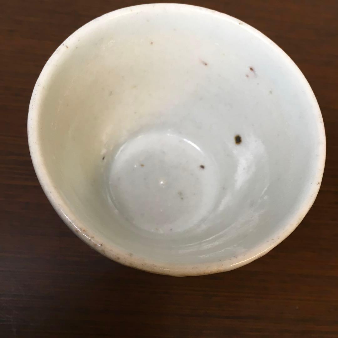 古伊万里　白磁　蕎麦猪口　初期　無傷　そば猪口