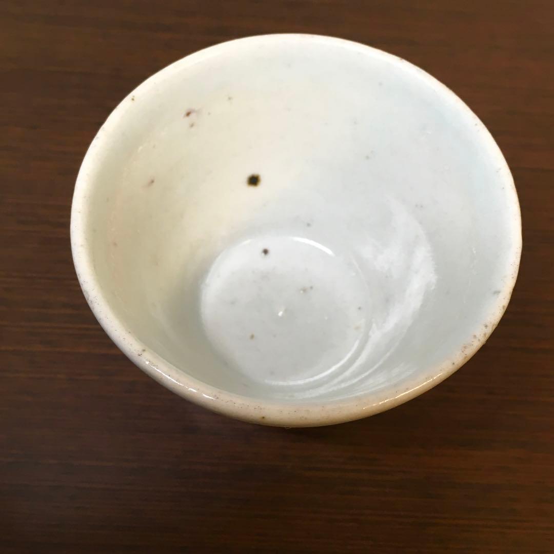 古伊万里　白磁　蕎麦猪口　初期　無傷　そば猪口