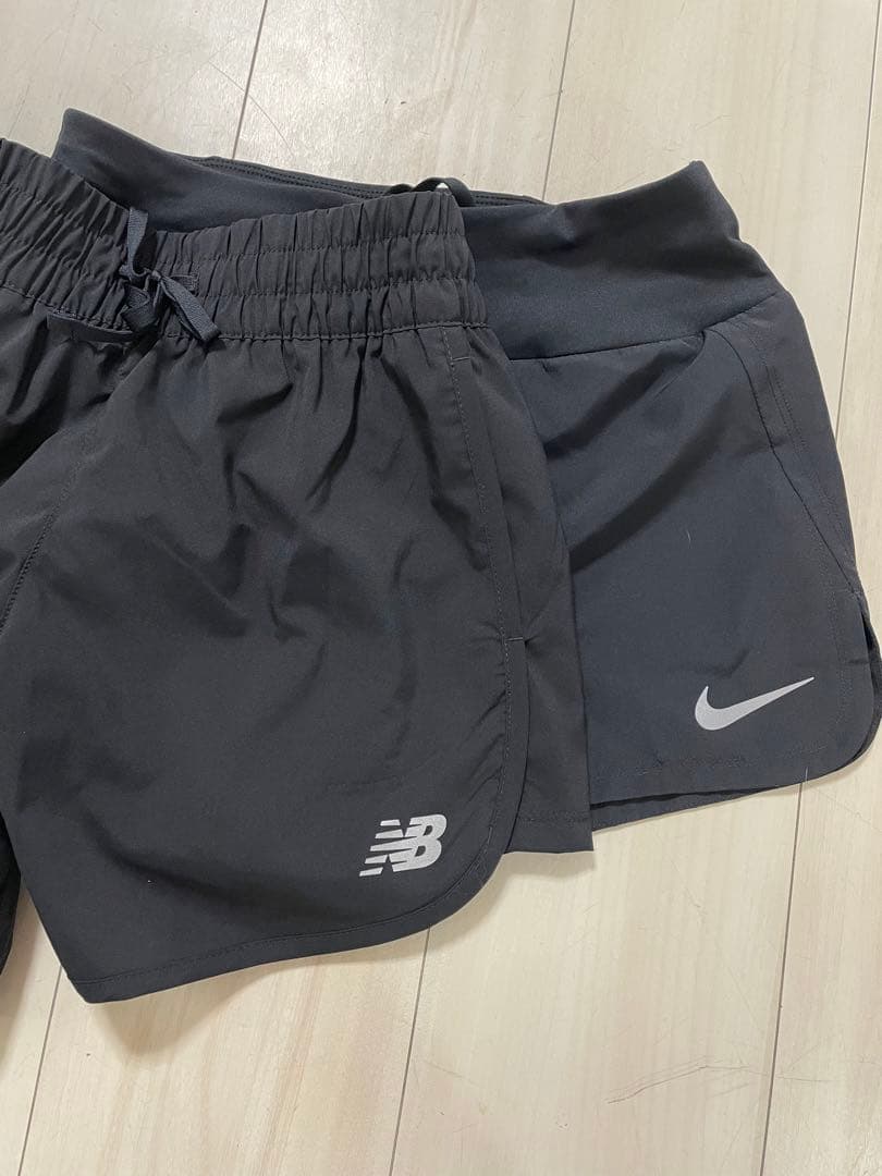 NIKE、ニューバランス　adidasランニングパンツ　3枚
