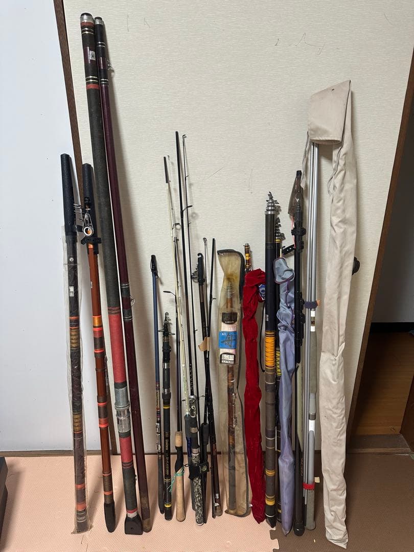 8-35---釣り竿18本まと売り