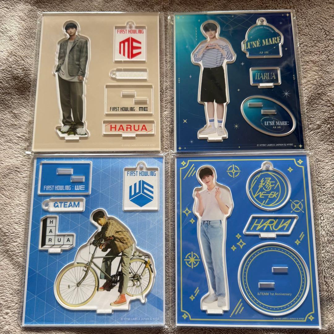 【匿名配送】&TEAM HARUA ハルア アクスタ7個セット