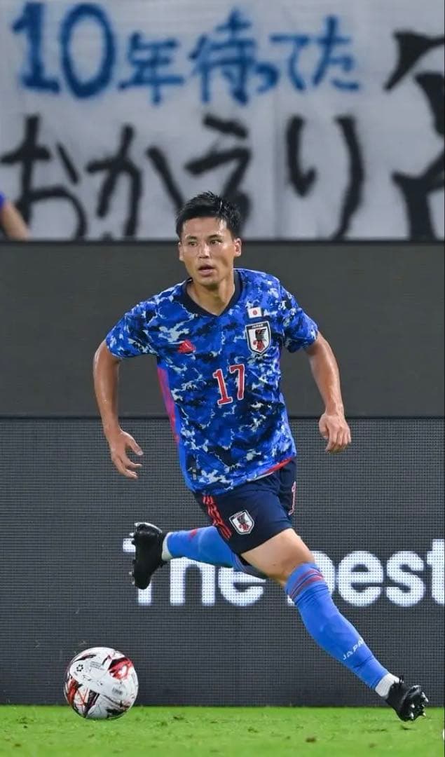 【正規品】サッカー日本代表2022 E-1選手権ユニフォーム 宮市亮 #17