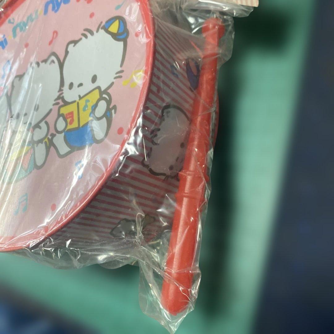 ニャニィニュニェニョン タイコ（DRUM）サンリオバチ付き未使用未開封昭和