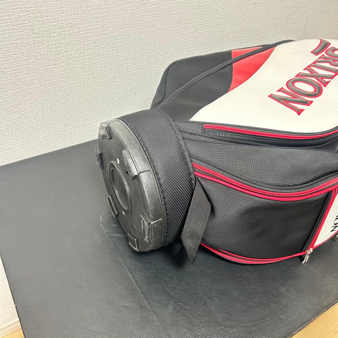 SRIXON スリクソン キャディバッグ 9型 ホワイト×ブラック×レッド