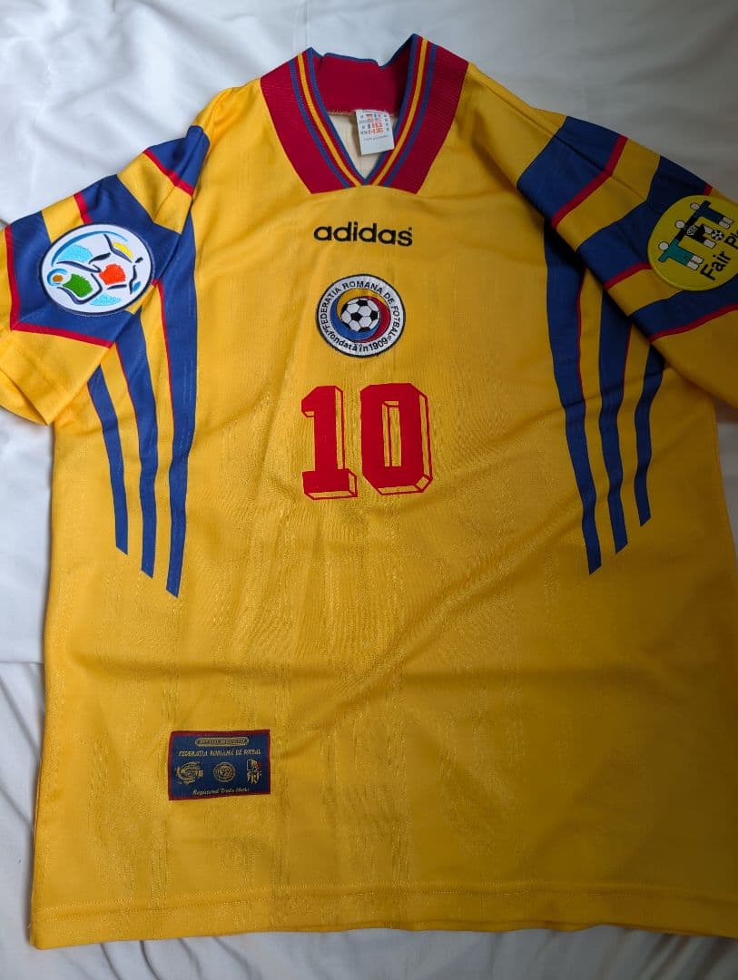 【美品】ハジ/ルーマニア代表/ホーム/EURO96モデル