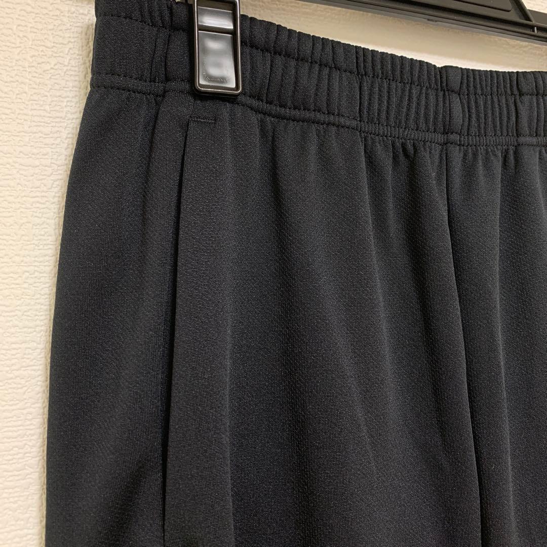 アシックス★メンズ トレーニング パンツ ジャージ M 黒 ブルー★ASICS