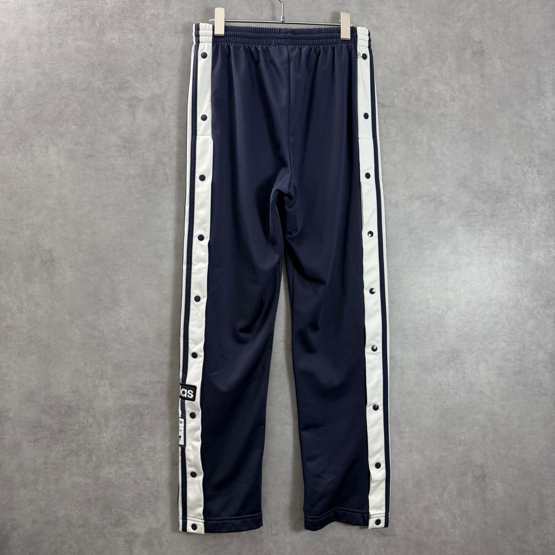 adidas アディダス アディブレイクトラックパンツ ネイビーグレー M