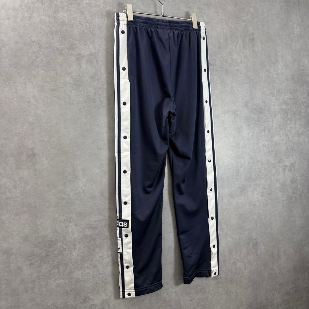 adidas アディダス アディブレイクトラックパンツ ネイビーグレー M