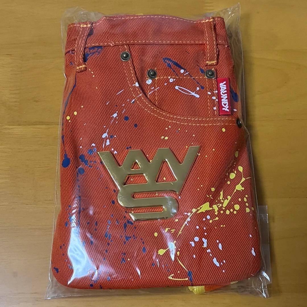 【開封済／未使用品】VAUNDY VAWS Logo pochette オレンジ