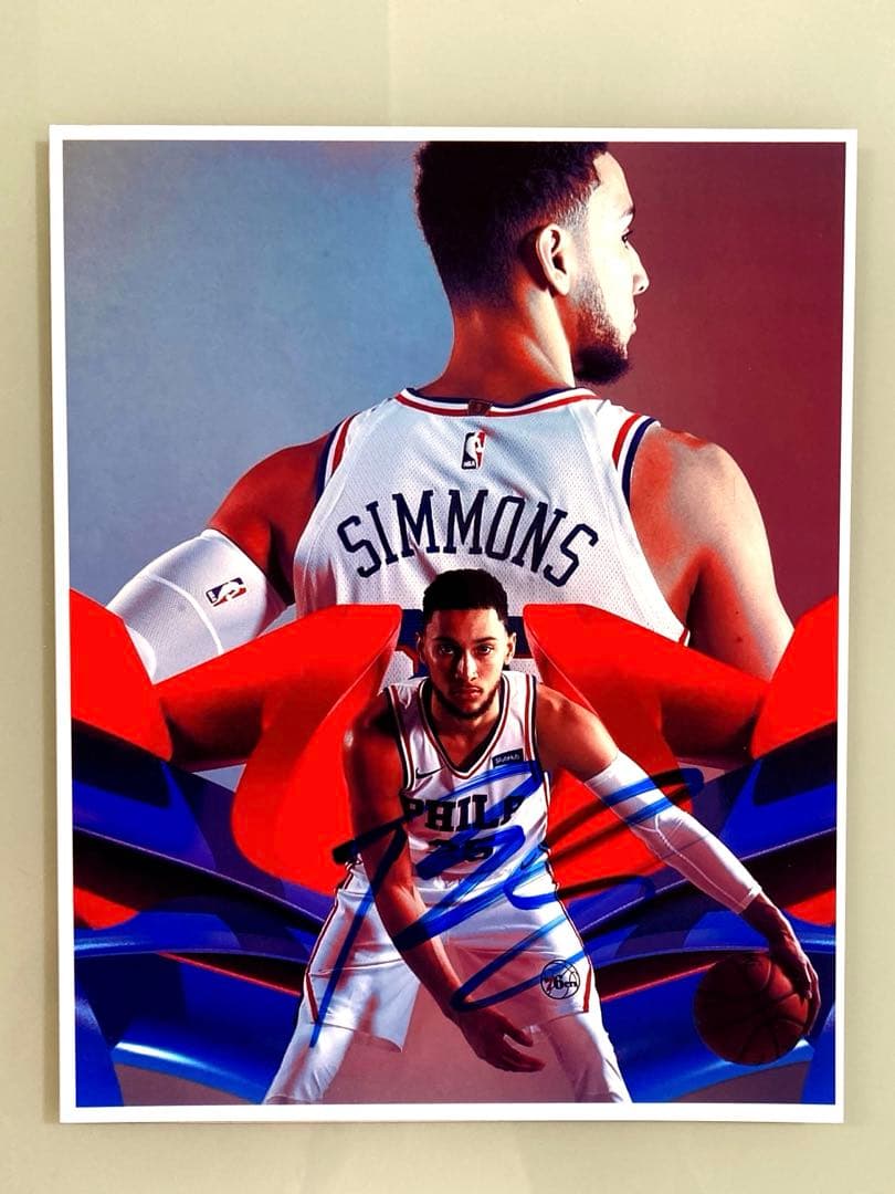 ベン・シモンズ直筆サイン入り超大型写真 … Ben Simmons