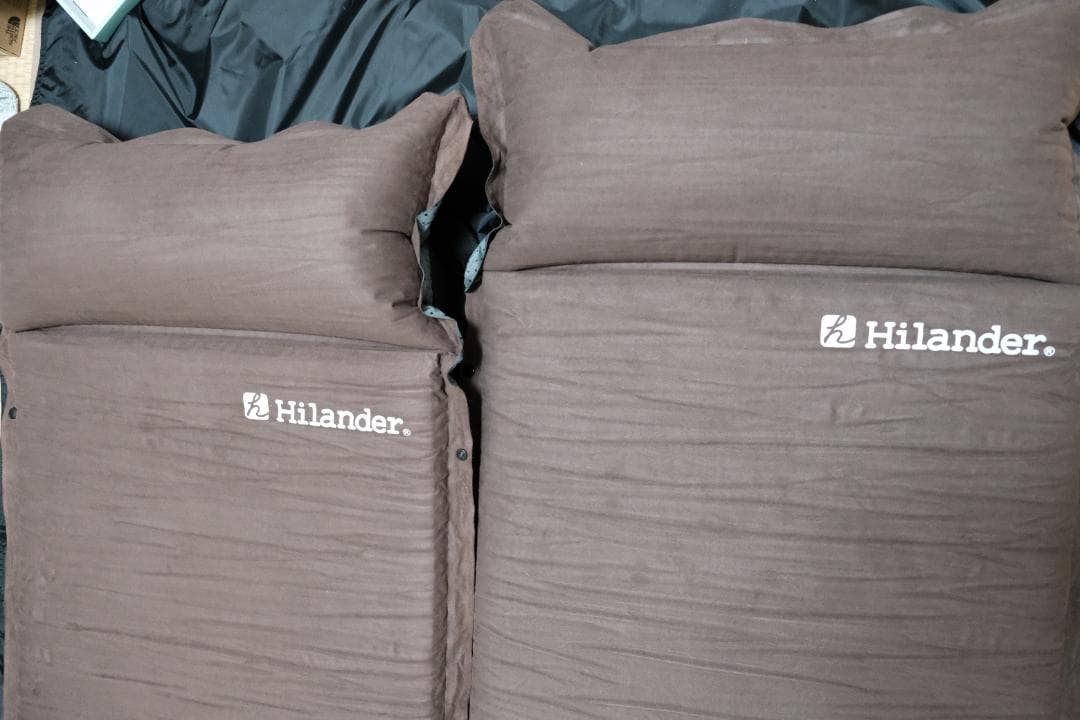 Hilander スエードインフレーターマット シングル 2個セット 5cm