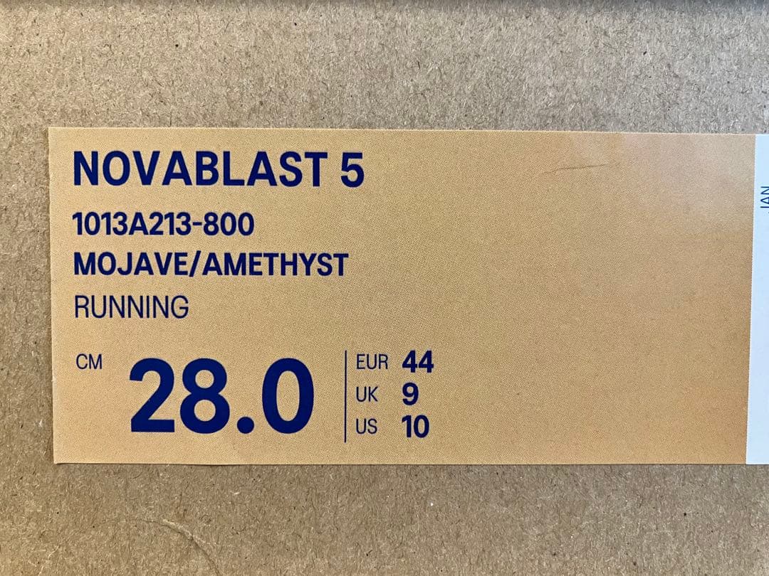 新品未着用 ASICS NOVABLAST5 28.0 ノヴァブラスト 2026