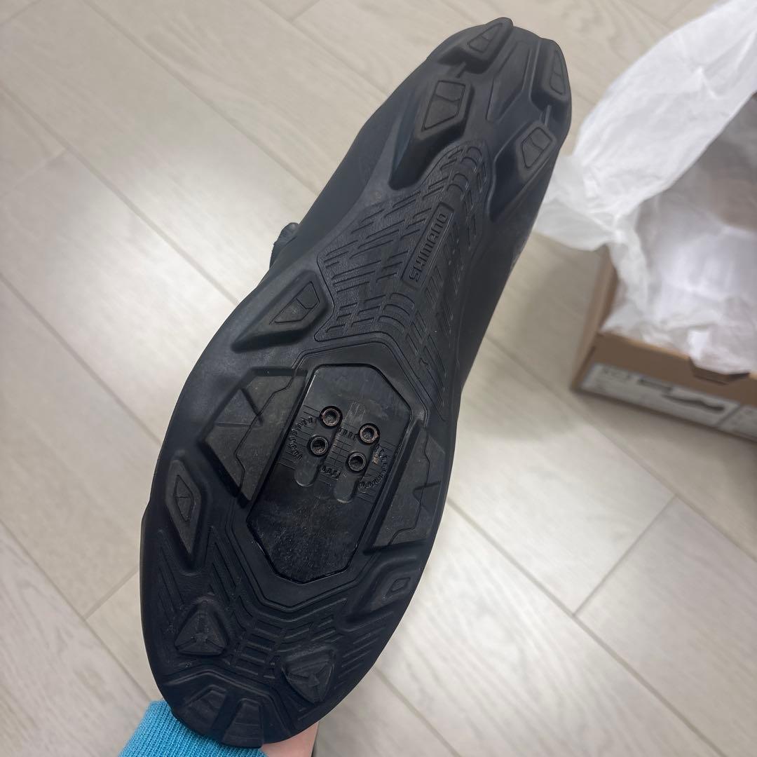 SHIMANO サイクルシューズ　ブラック　XC3 サイズ EUR43