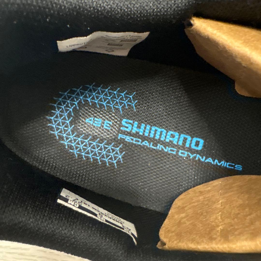 SHIMANO サイクルシューズ　ブラック　XC3 サイズ EUR43