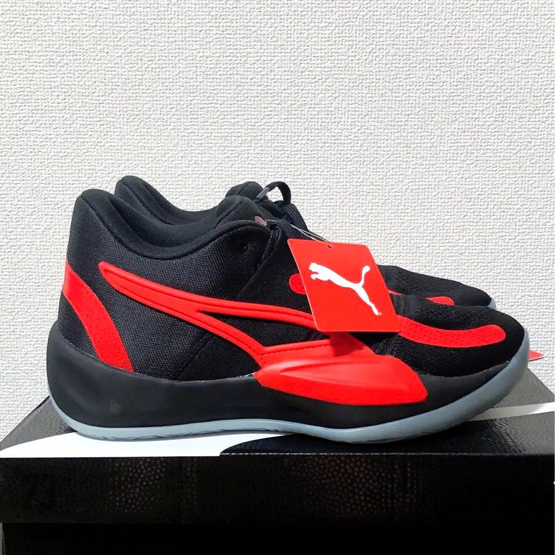 【新品】PUMA ライズニトロ 人気ブラック 定価 16,500円 29㎝