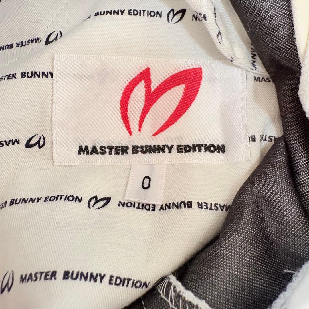 MASTER BUNNY EDITION ゴルフパンツ　S ホワイト　微起毛素材