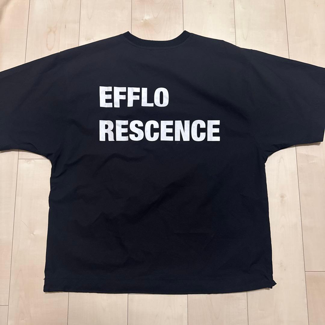 完売品　EFFLORESCENCE ナイロン半袖シャツ ブラックサイズ　M