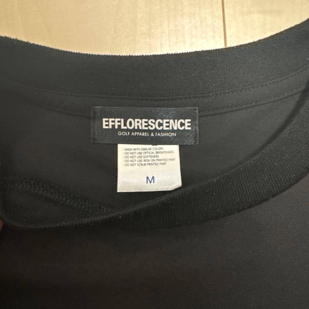 完売品　EFFLORESCENCE ナイロン半袖シャツ ブラックサイズ　M