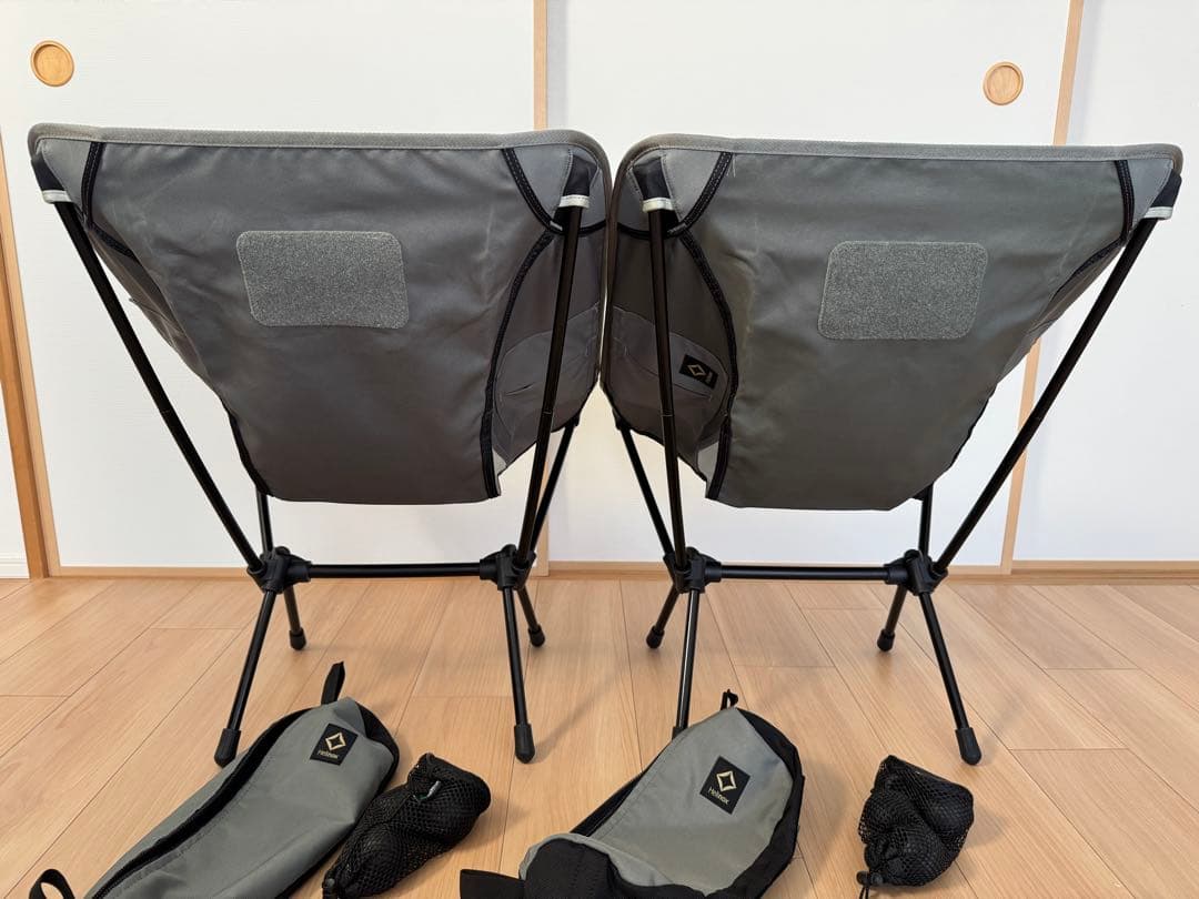 【美品】Helinox タクティカルチェア グレー 2脚セット