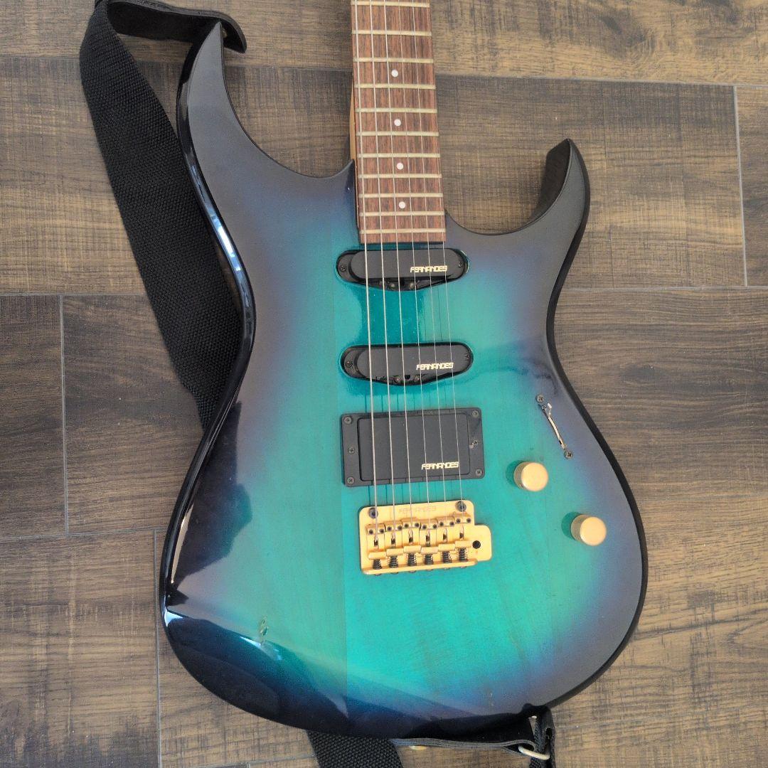 FERNANDES エレキギター グラデーションブルー
