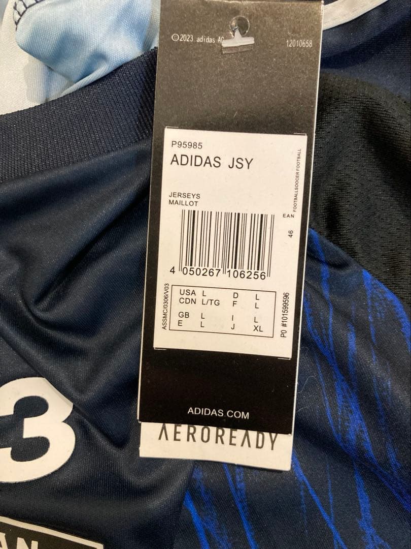 新品タグ付き　Y-3 サッカー 日本代表 ユニフォーム　レプリカ　L