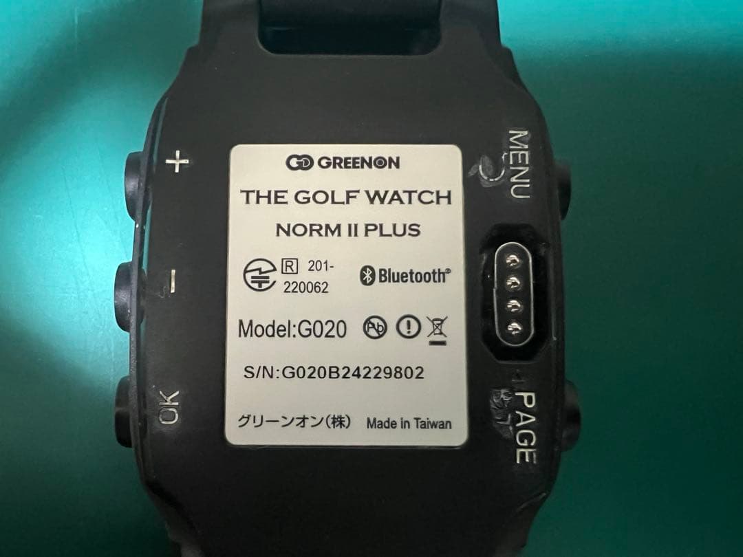 美品値下げ　GreenOn ザ・ゴルフウォッチ　ノルムII プラス
