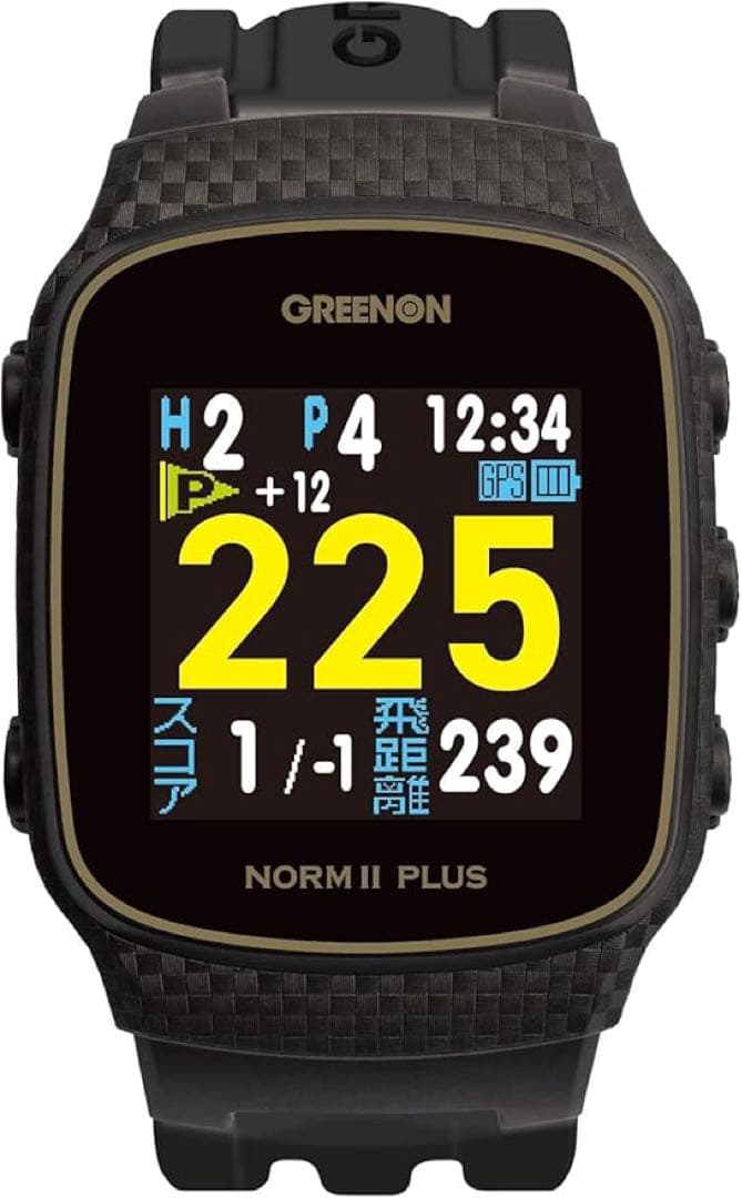 美品値下げ　GreenOn ザ・ゴルフウォッチ　ノルムII プラス