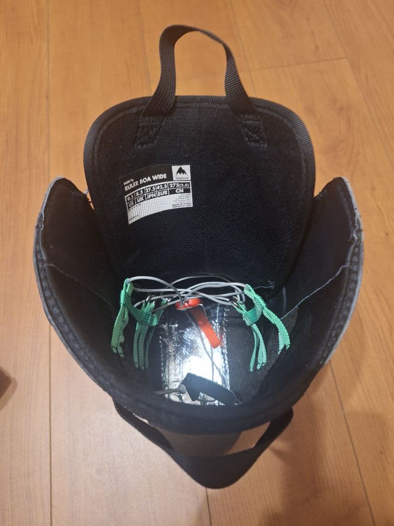 左足のみ！バートン RULER BOA WIDE ブラック スノーボードブーツ