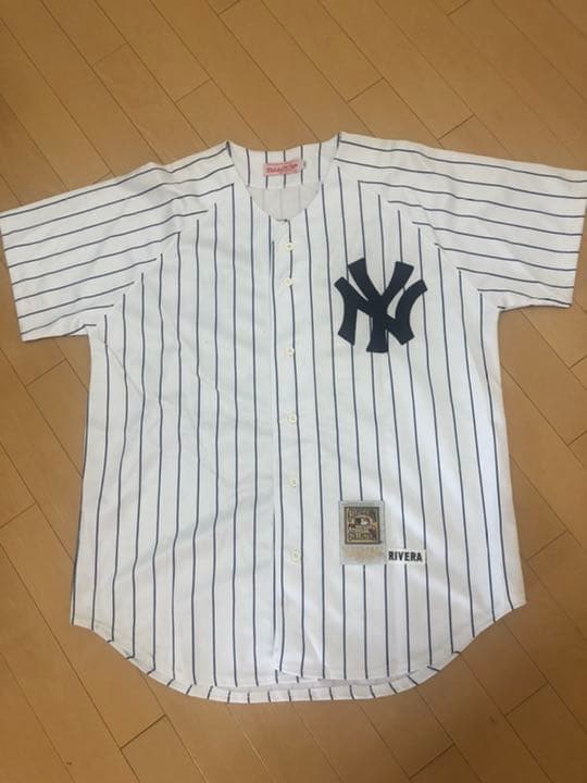 超レア　刺繍サイン入り　MLB ヤンキース　マリアーノリベラ　ユニフォーム