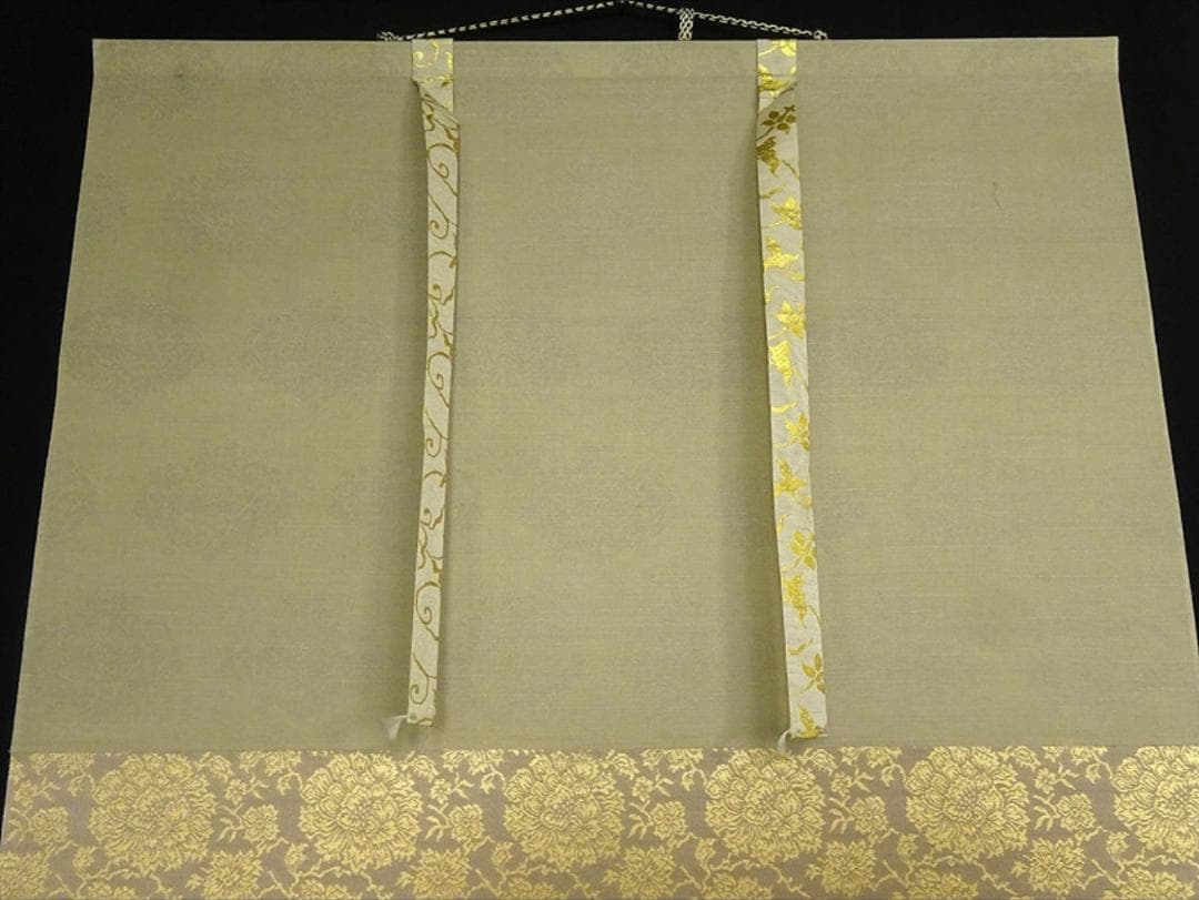 掛軸 榊原嘉夫『高砂図』絹本 共箱付 良好品 掛け軸 a080520-1