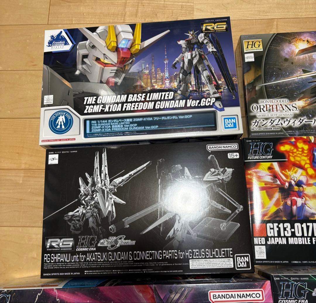 ガンプラ　セット　ゼウスシルエット、フリーダムGCPなど