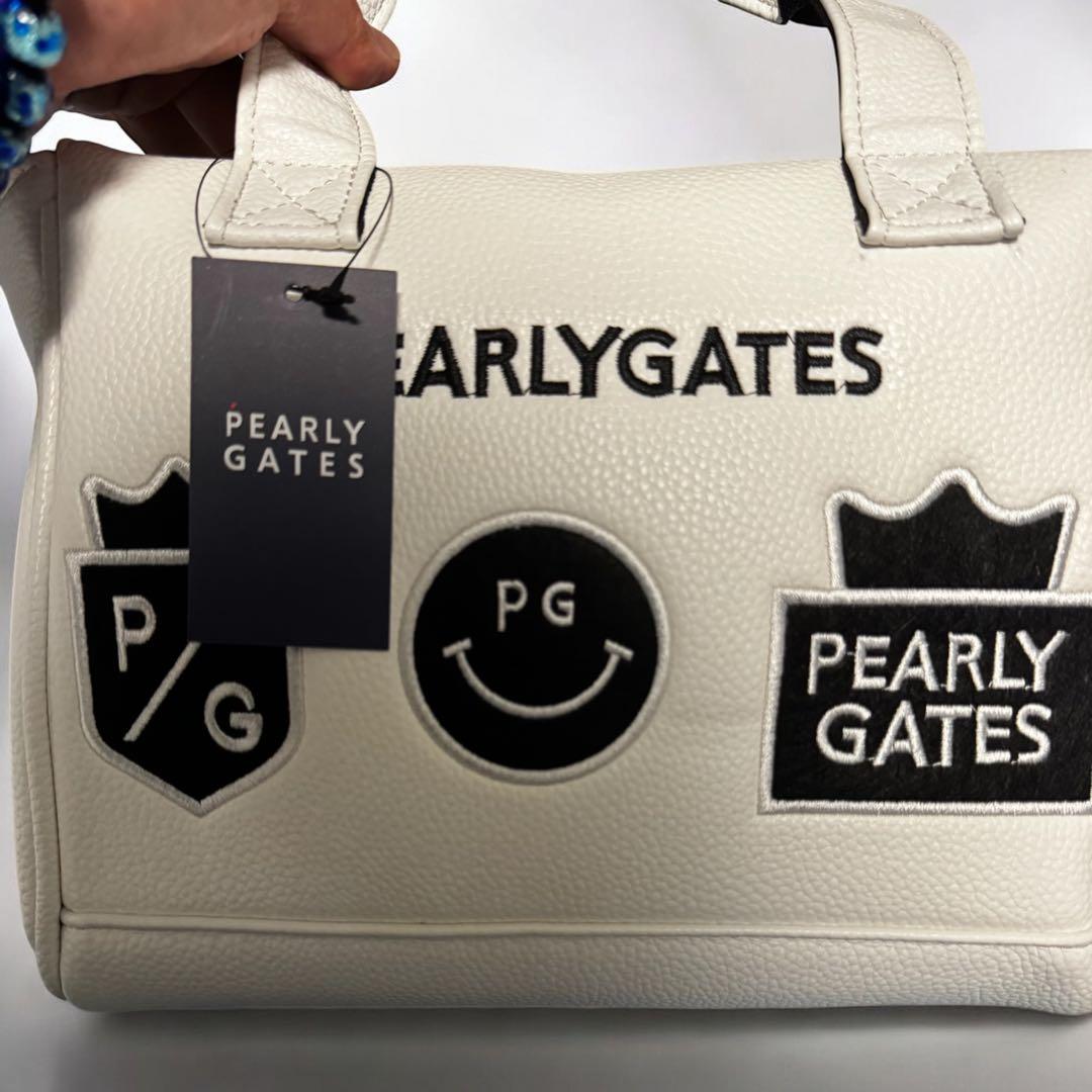 新品 PEARLY GATES パーリーゲイツ ハンドバッグ ホワイト