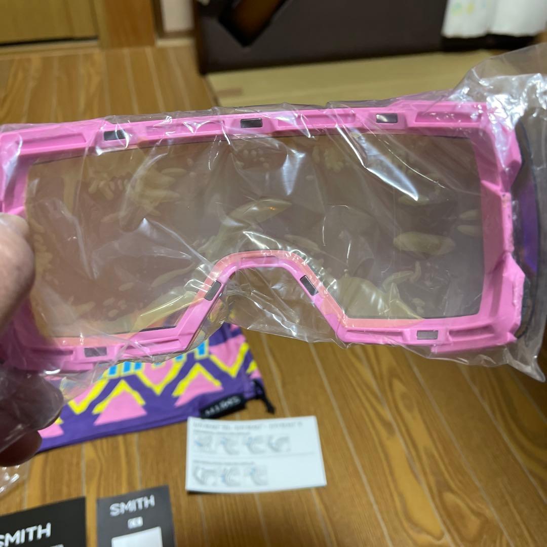 SMITH ゴーグル ピンク ブラック